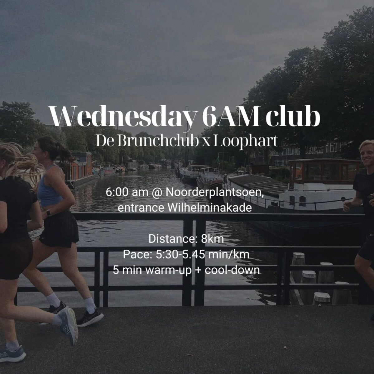 De Brunchclub Wednesday 6AM Run